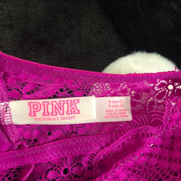 NEW PINK Victoria Secret Small high neck bra - Picture 3 of 3